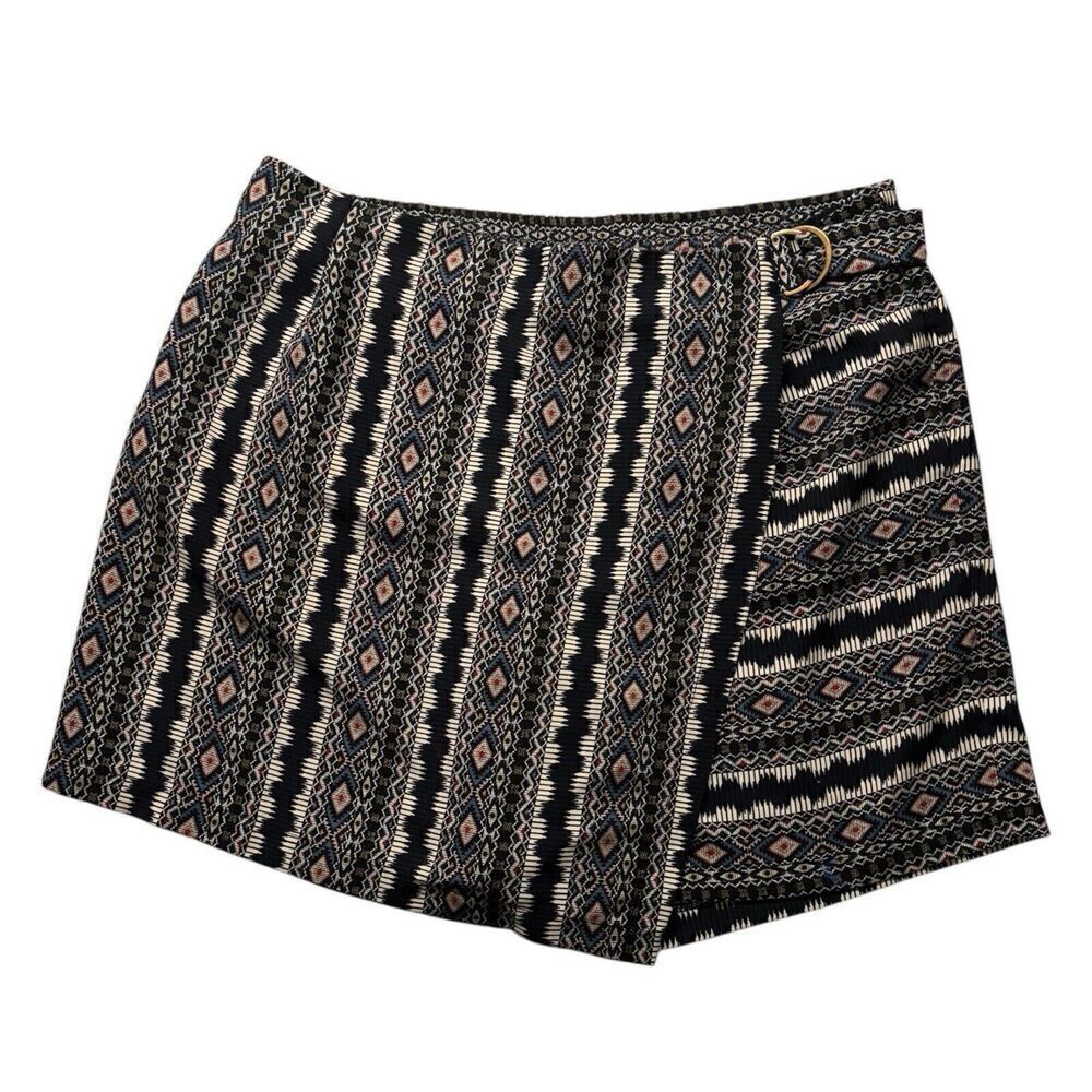 Cato Est 1946 Sz 18/20 Wrap Shorts Skort Aztec Print Summer Southwestern Print